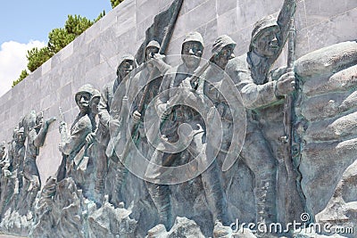 Canakkale Martyrs Memorial Stock Photo