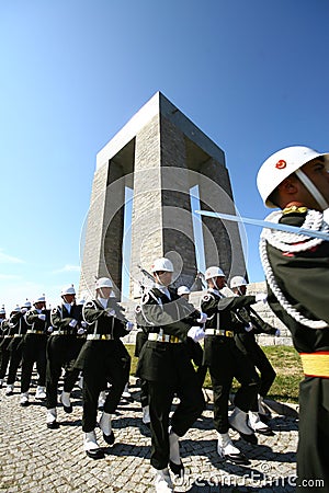 Canakkale Martyrs Memorial Editorial Stock Photo