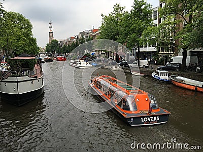 Canal cruise Editorial Stock Photo