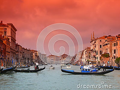 Canal grande Stock Photo