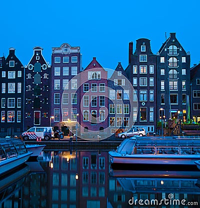 Canal houses Stock Photo