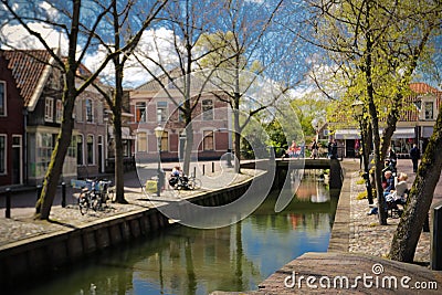 Edam canal Stock Photo