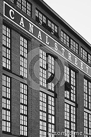 The Canal Street Malt House in Little Italy, Baltimore, Maryland Editorial Stock Photo