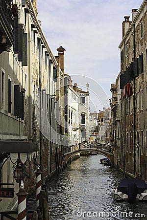 Canal in Venice Stock Photo