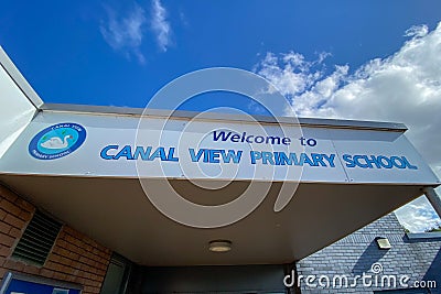 Canal View Primary School Editorial Stock Photo