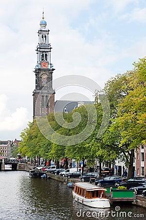 Westerkerk church Editorial Stock Photo