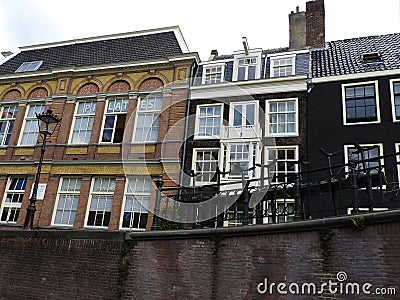 The canals of Amsterdam, the Netherlands, clear summer day Stock Photo