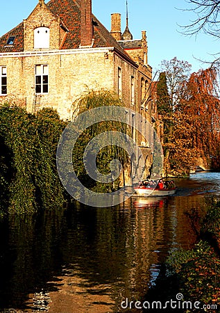 Canals of Bruges Stock Photo