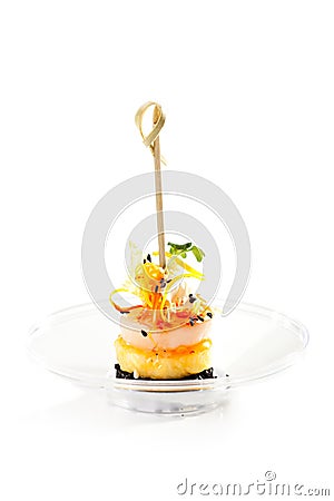 Canapes Stock Photo