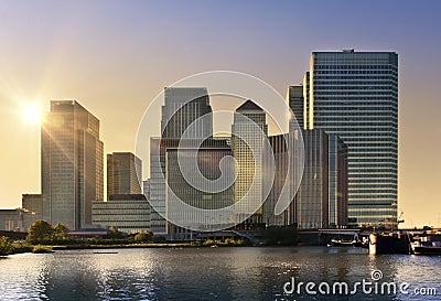 Canary Wharf, London Stock Photo