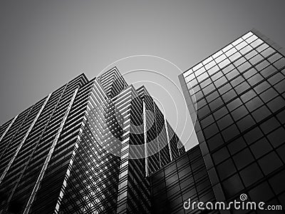 Canary Wharf skycrapper Stock Photo