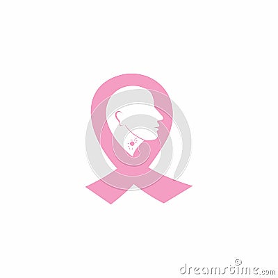 Cancer care logo design template Vector Illustration