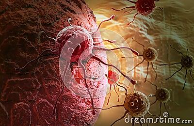 Cancer cell Stock Photo