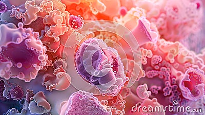 Cancer Cells and Arthritic Mouse Model in Medical Research Stock Photo