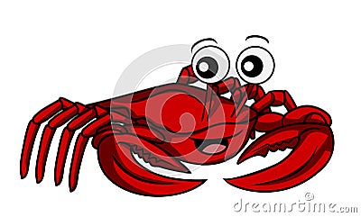 Cancer crab cartoon design illustration Vector Illustration