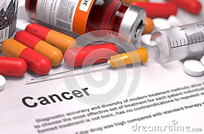 Cancer Diagnosis. Medical Concept Stock Photo