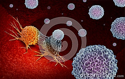 Cancer Immunotherapy Stock Photo