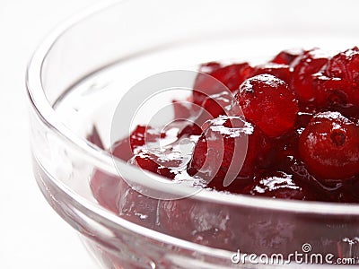 Candied cranberry Stock Photo