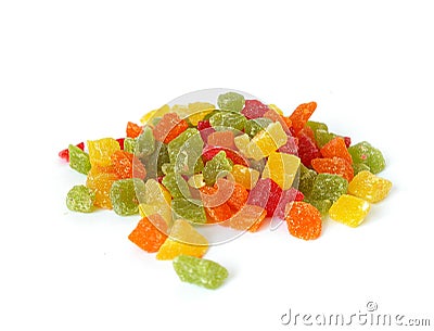 Candied fruit Stock Photo