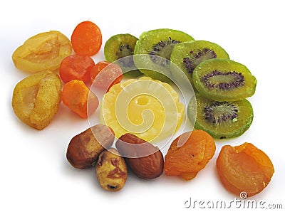 Candied fruits Stock Photo