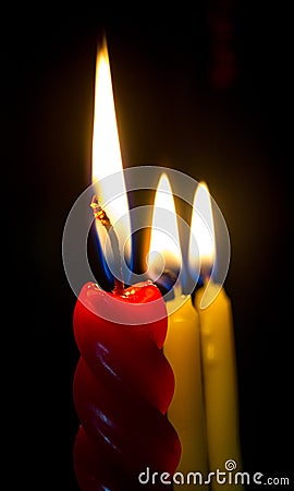 Candle Stock Photo