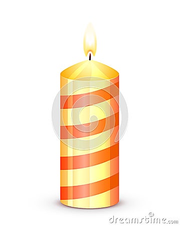 Candle Vector Illustration