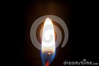 Candle fire Stock Photo