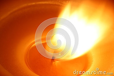 Candle flame Stock Photo