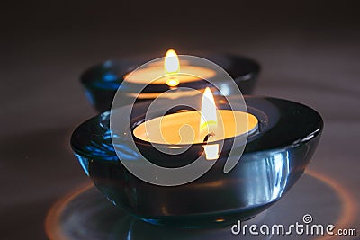 Candle holders Stock Photo