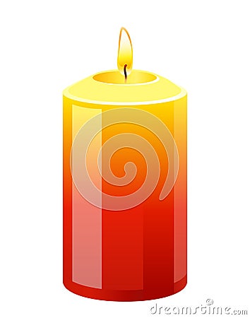 Candle Vector Illustration