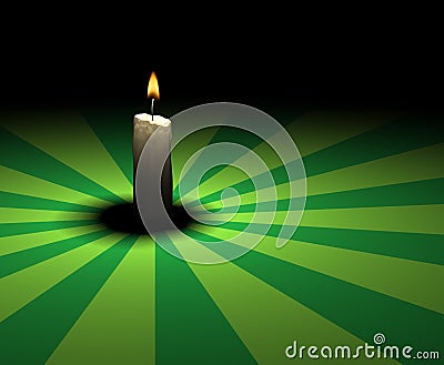 Candle light Stock Photo