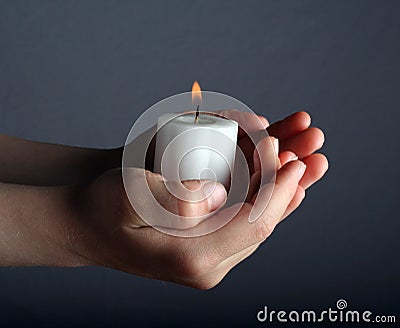 Candle Light Stock Photo