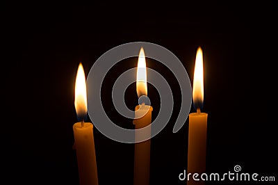 Candle light Stock Photo