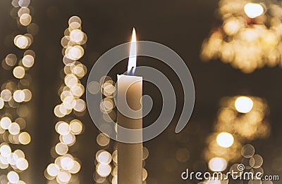 Candle light Stock Photo