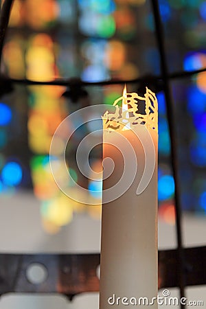 Candle Light Stock Photo