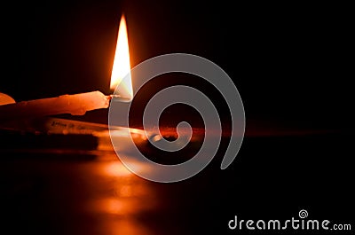 burn candle creative photography Stock Photo