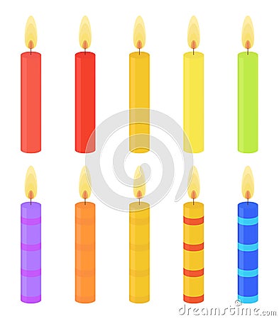 Candle Vector Illustration