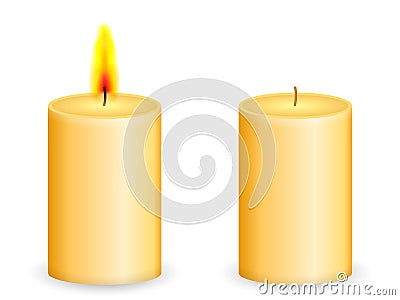 Candle Vector Illustration