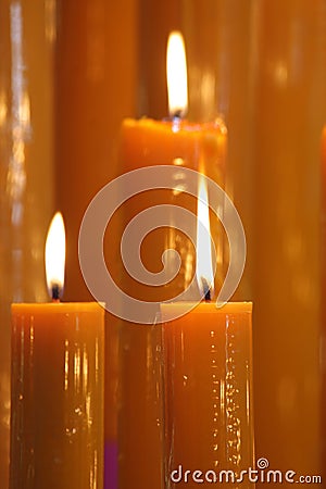 Candlelight Stock Photo