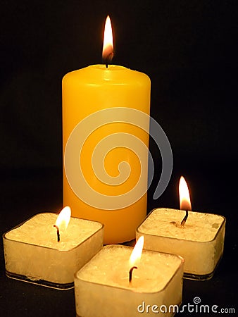 Candles Stock Photo