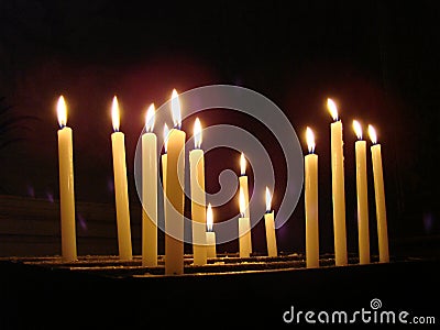 Candles Stock Photo