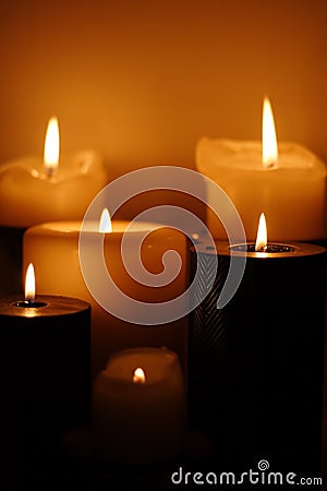 Candles Stock Photo