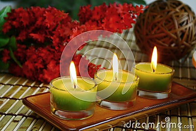 Candles Stock Photo