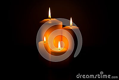 Candles lights Stock Photo