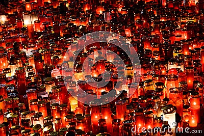 Candles Lit In Memory Of The 32 Dead People And 150 Wounded In The Fire At Club Colectiv Editorial Stock Photo