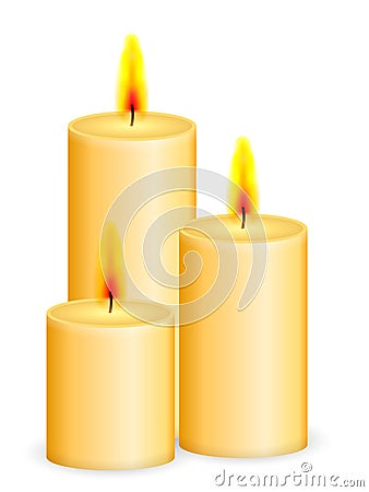 Candles Vector Illustration