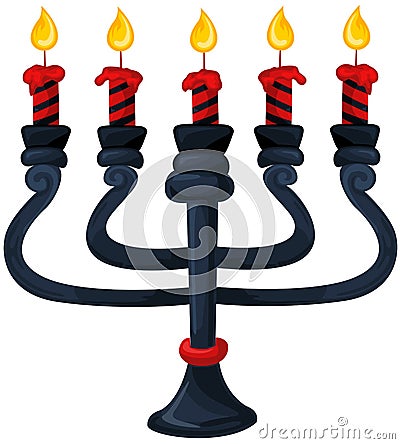 Candlestick Vector Illustration