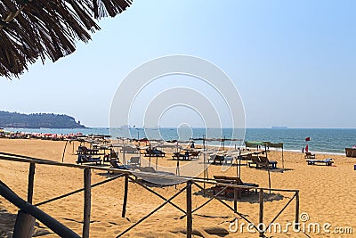 Candolim Beach Stock Photo