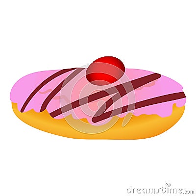 Candy bakery icon, cartoon style Vector Illustration