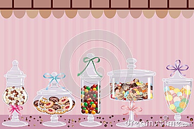 Candy bar Vector Illustration